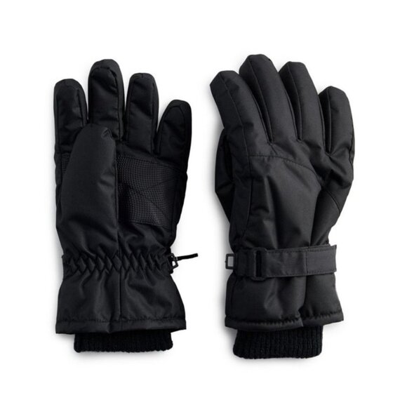 Heat Holders Youth 7-14 Black Gloves NWT - Picture 3 of 4